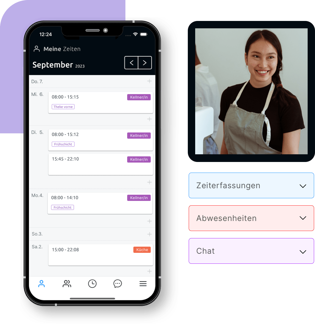 Zeiterfassung Software für Ihren Gastronomie Betrieb